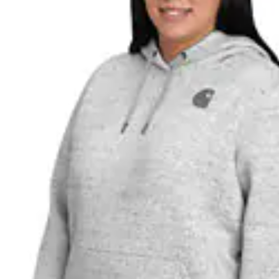 Carhartt Women's Relaxed Fit Midweight Logo Sleeve Graphic Hoodie