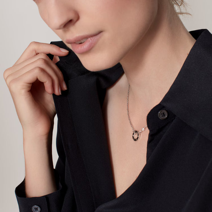 Cartier Love Circle Necklace B7219500 Yellow Gold Diamond