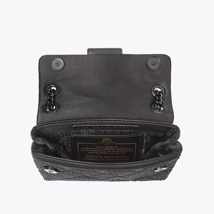 Kurt Geiger London Womens Mini Crystal Kensington Bag