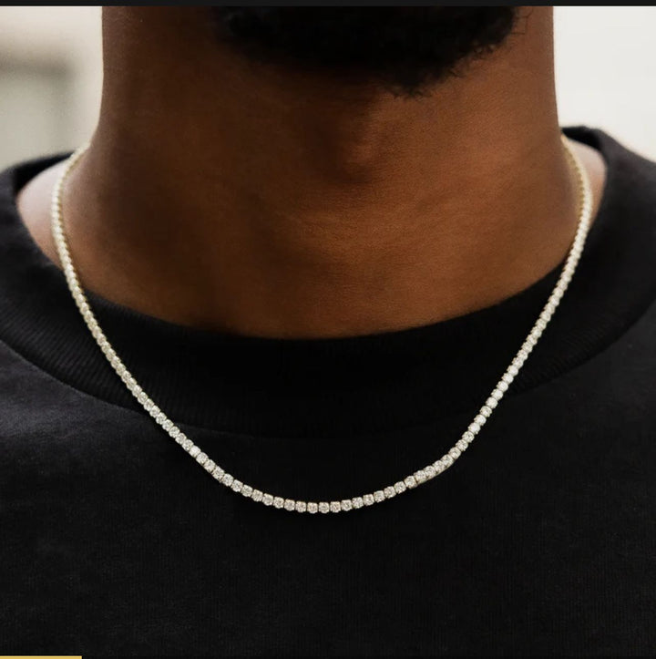 The GLD Shop Micro Tennis Necklace