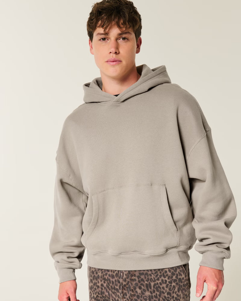 Men's Baggy Cinch Hoodie in Washed