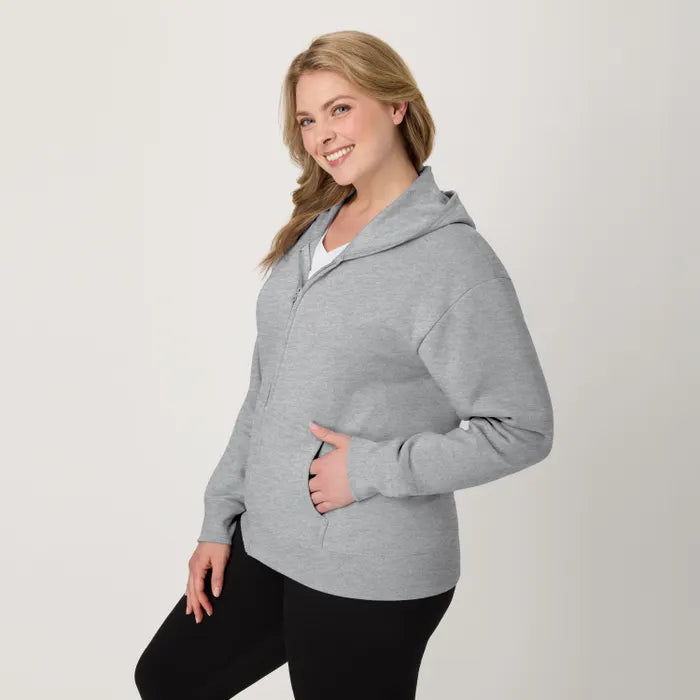 Hanes EcoSmart Women's Full-Zip Hoodie Sweatshirt