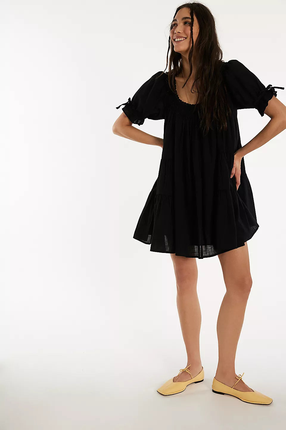 Free People Women's Sandy Shores Babydoll Dress