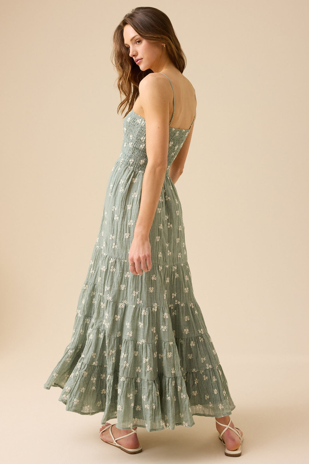 Altar'd State Women's Baylor Embroidered Maxi Dress