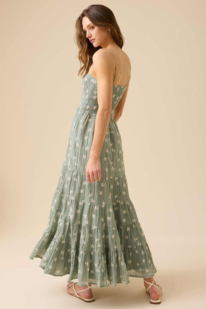 Altar'd State Women's Baylor Embroidered Maxi Dress