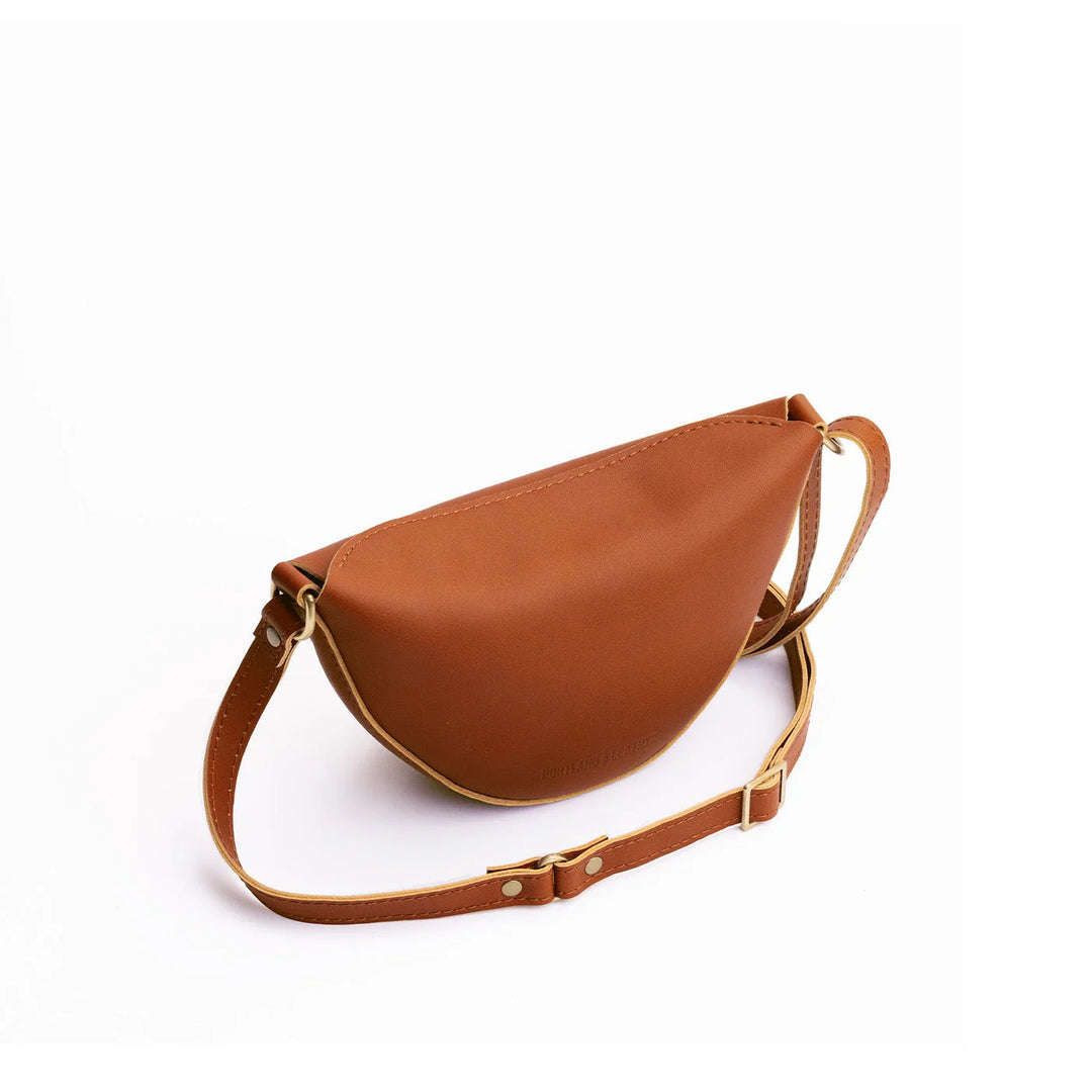Portland Leather Goods Koala Sling Bag – Leather Sling with Top Magnetic Closure
