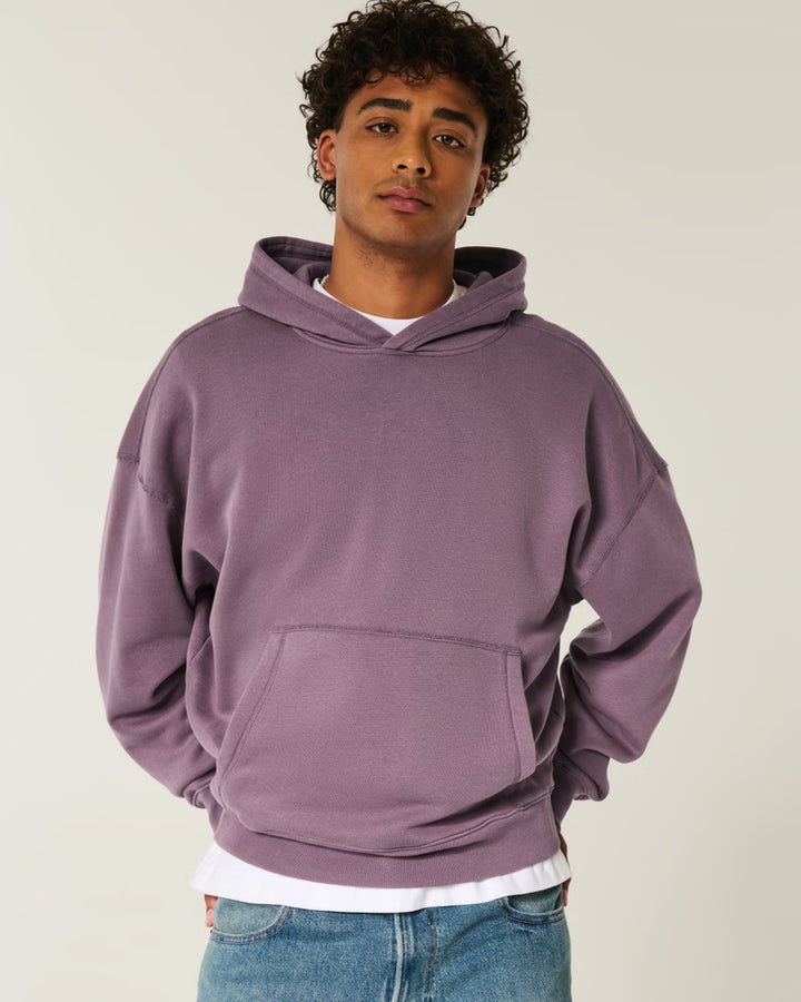 Men's Baggy Cinch Hoodie in Washed