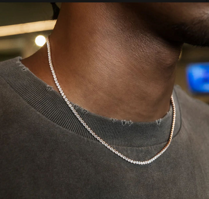 The GLD Shop Micro Tennis Necklace