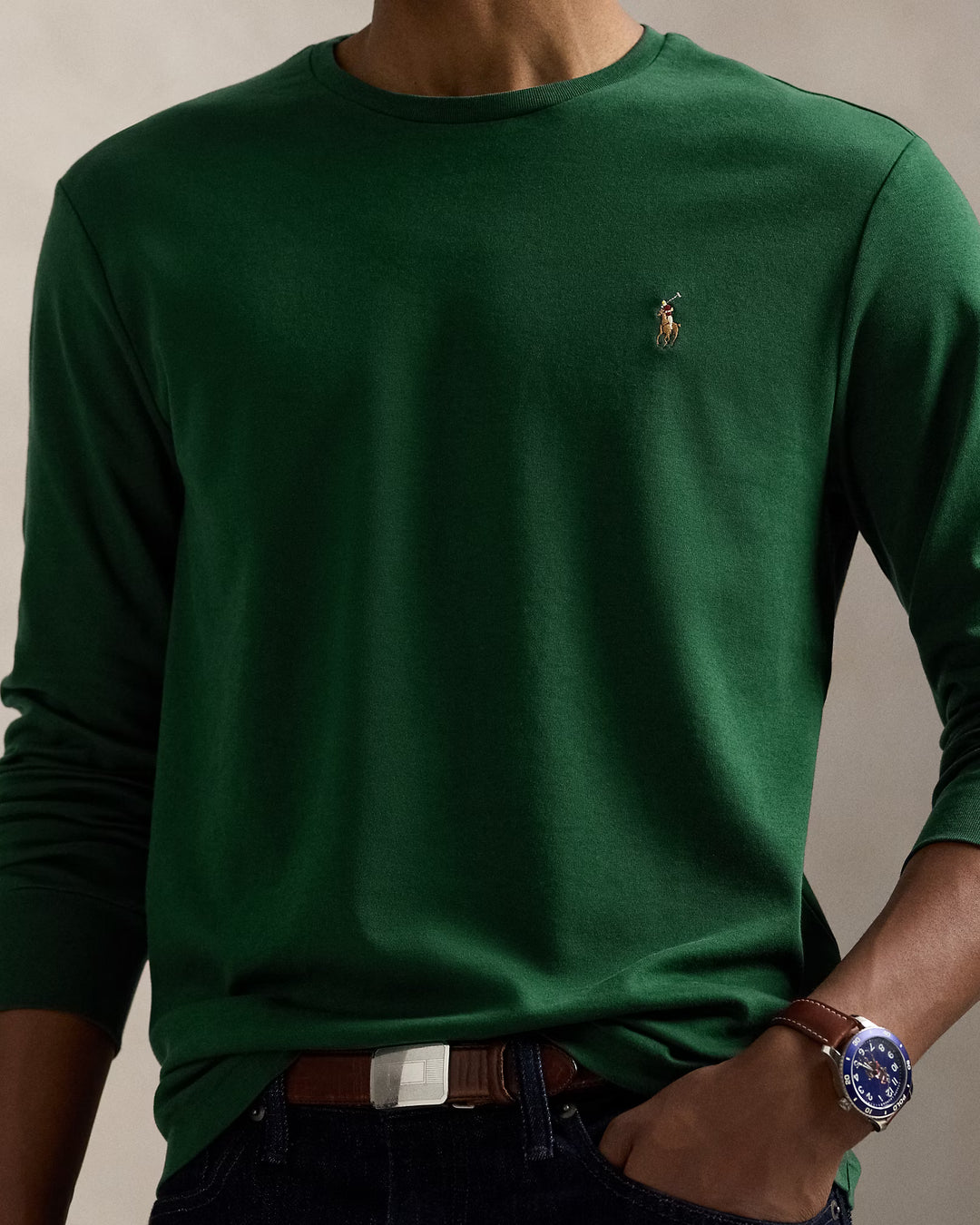 Ralph Lauren Classic Fit Soft Cotton Crewneck T-Shirt