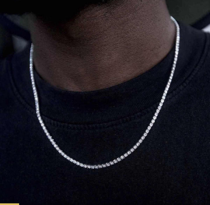 The GLD Shop Micro Tennis Necklace