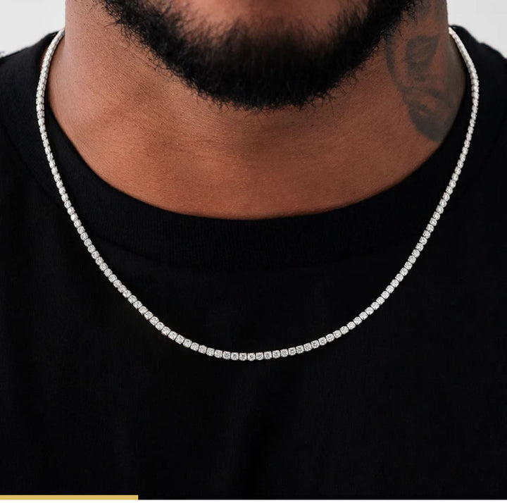 The GLD Shop Micro Tennis Necklace