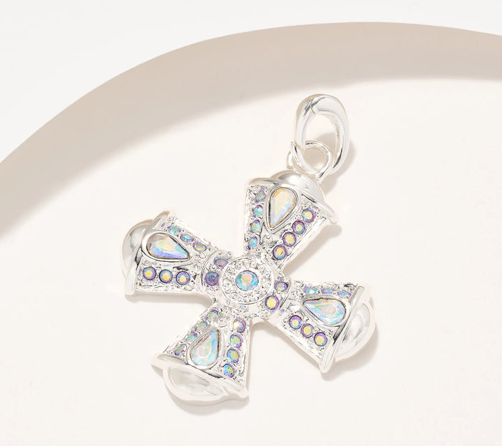 Kirks Folly Fantasia Cross Open Ring Charm