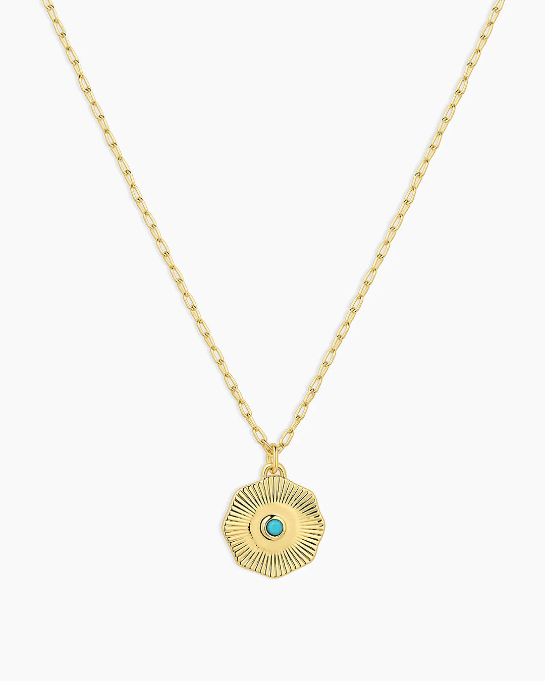 Women's gorjana Birthstone Coin Necklace 18k Gold